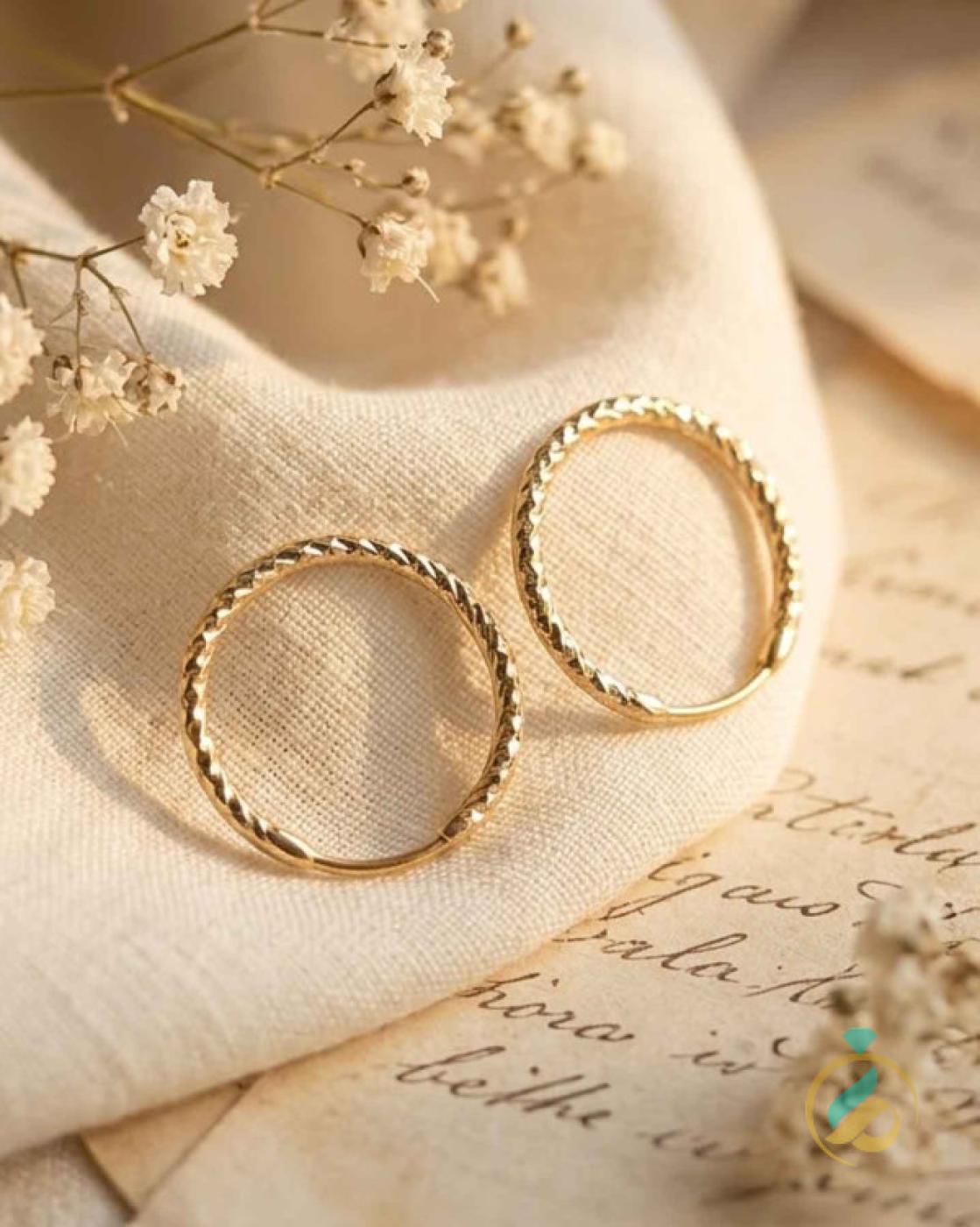 گوشواره حلقه ای تراش