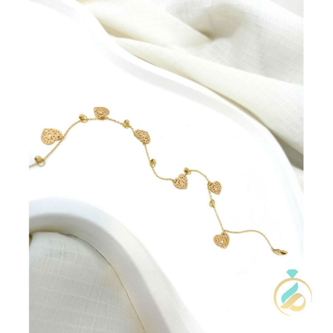 پابند آویز دار طلا